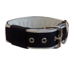 Obojok nylonový 5cm - biely čierny