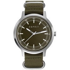 ESPRIT Khaki Fabric Strap ES108271004