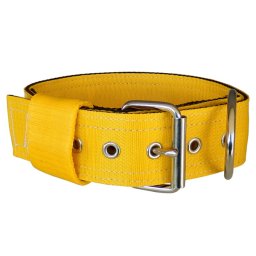 Obojok nylonový 3cm - žltý