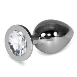 Lovetoy Rosebud Classic Metal Plug L Silver (KOVOVý ANáLNY KOLíK)