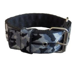 Obojok nylonový 5cm - GREY ARMY