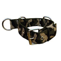 Obojok nylonový 5cm polosťahovací - ARMY