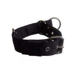Obojok nylonový 4cm polosťahovací - čierny