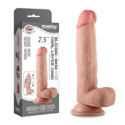 Lovetoy Sliding-Skin 7" (DILDO S POSUVNOU KOžOU)