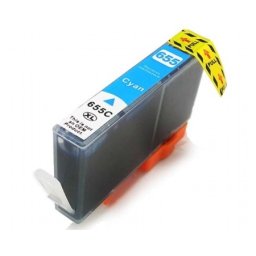 Atramentová kazeta HP 655XL CYAN kompatibilná