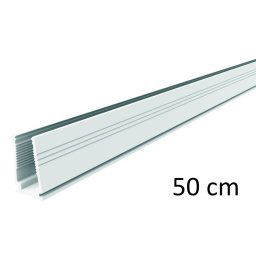 50 cm - Plastová montážna vodiaca lišta pre svetelné LED pásy
