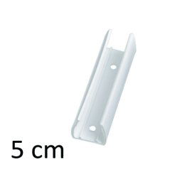 5 cm - Hliníková montážna vodiaca lišta pre svetelné LED pásy