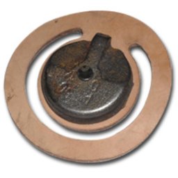 Klapka kožená so záťažou 6/4" 90mm