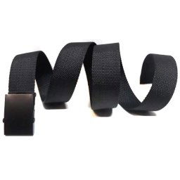 Čierny textilný opasok 4 cm