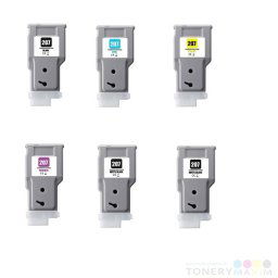 Náplne Canon PFI-207 - Multipack 6 renovovaných náplní