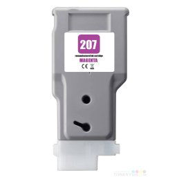 Náplň Canon PFI-207M Magenta - renovovaná náplň
