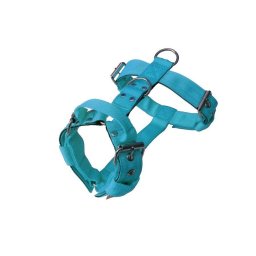 Postroj nylonový 3cm - tyrkysový