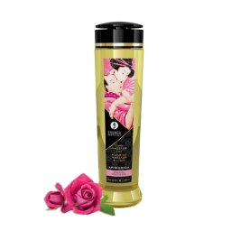 Shunga EROTIC MASSAGE OIL ROSE 240 ml (VEGáNSKY OLEJ S VôňOU RUžE)