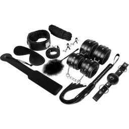 EXPERIENCE BDSM FETISH KIT BLACK SERIES (11 DIELNY SET)