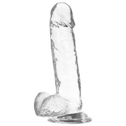 XRAY CLEAR COCK WITH BALLS 20CM