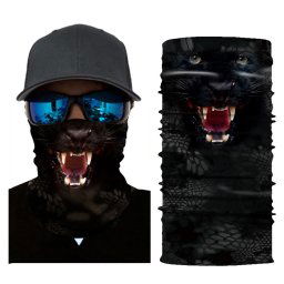 Šatky na tvár so zvieracím vzorom BLACK PANTER