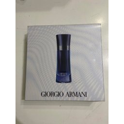 Prázdna krabica Giorgio Armani Code, Rozmery 21cm X 21cm X 5cm
