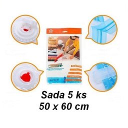 Vákuové vrecia 50 x 60 cm sada 5 ks