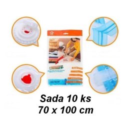 Vákuové vrecia 70 x 100 cm sada 10 ks