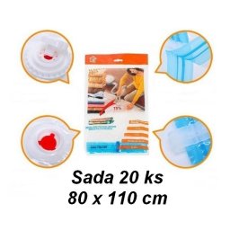 Vákuové vrecia 80 x 110 cm sada 20 ks