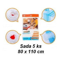 Vákuové vrecia 80 x 110 cm sada 5 ks