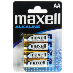 MAXELL BATTERY AA LR6 BLISTER*4 EU