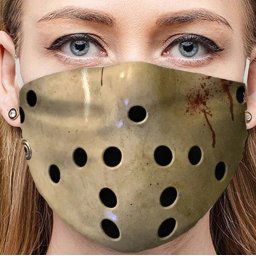 JASON VOORHEES - Ochranné rúško na tvár 100% polyester