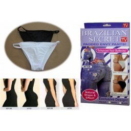 Tvarovacie PUSH-UP nohavičky Brazilian Secret Biela, Veľkosť XL