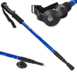 Trekové teleskopické palice K Nordic Walking 2 ks Modrá