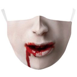 VAMPIRE - Ochranné rúško tváre 100% polyester
