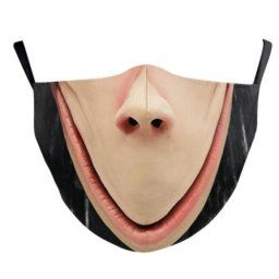 HOROROVÁ Scary maska (rúško) na tvár - 100% polyester
