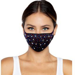 LEG AVENUE LIBERTY RHINEST FACE MASK