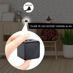 Extra výkonné prídavné IR nočné videnie - 6x IR LED svetlá pre špionážne kamery