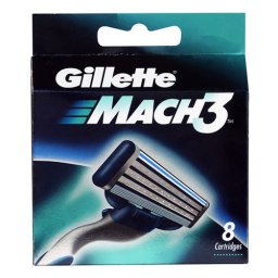 Gillette Mach3, Holiaci strojček - 1ks, 4 ks Náhradních hlavic