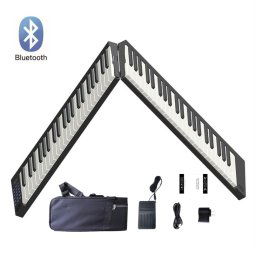 Digitálne piano prenosné skladacie 130cm + 88 kláves + BT + Li-ion + Stereo reproduktory