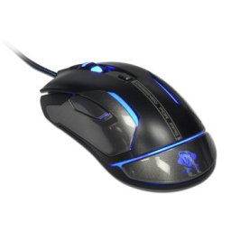 E-Blue Myš Auroza Gaming FPS, 8200DPI, laserová, 6tl., 1 koliesko, drôtová, čierna, herné, RGB podsvietenie EMS669MGAA-IU
