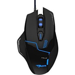 E-Blue Myš Mazer V2, 2500DPI, optická, 6tl., 1 koliesko, drôtová, čierna, herná EMS626BKAA-IU