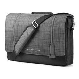 Taška na notebook 15,6", Slim Ultrabook Messenger, šedá z tkaniny, HP