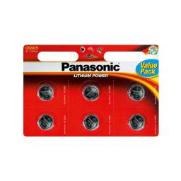 Batéria CR2025 PANASONIC lítiová 6ks / blister