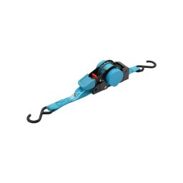 Compass Popruh s ráčnou a háky samonavíjecí 100daN 2m TÜV BLUE WAY 02260