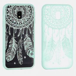 MG Lace Pattern 3 plastový kryt na Huawei P9 Lite 2017, modrý