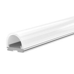 LED Solution Hliníkový profil pre LED pásiky TUBE Vyberte variantu a dĺžku: Profil + Nacvakávacie opálový difúzor 2m 092132_091062