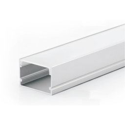 LED Solution Nástenný profil pre LED pásiky N2 Vyberte variantu a dĺžku: Profil + Nacvakávacie opálový difúzor 2m