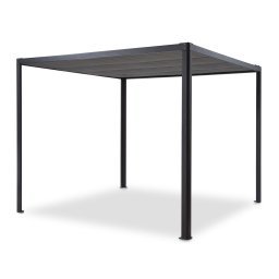 Blumfeldt Pantheon RemoteShade, pergola, motorizovaná strecha, 3 x 3 m, 280 g/m², sivá