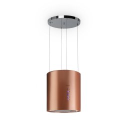Klarstein Barett, digestor, 35 cm, ostrovčekový, 590 m³/h, LED, filter s aktívnym uhlím, medený