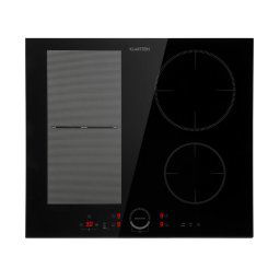 Klarstein Delicatessa 60 Hybrid, vstavaná indukčná varná doska, 7000 W, 4 zóny, čierna