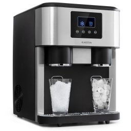 Klarstein Eiszeit Crush, výrobník ľadu, 2 veľkosti, drvený ľad, strieborný