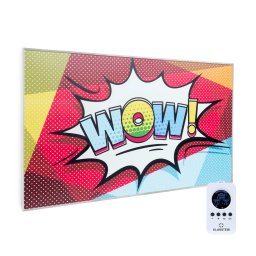 Klarstein Wonderwall Air Art 60, infračervený ohrievač, 101 x 60 cm, 600W, nástenná inštalácia, diaľkové ovládanie