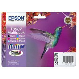 Epson T0807, C13T08074011, multipack- Tonery a náplně.cz - originál