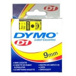 Páska Dymo 40918 (Čierny tlač / žltý podklad) (9 mm)